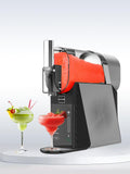 mokero Crushed Ice-Maschinen, 2,5 l, Schwarz/Silber, Slushy-Maschine für Zuhause, 6 Voreinstellungen und Textursteuerung