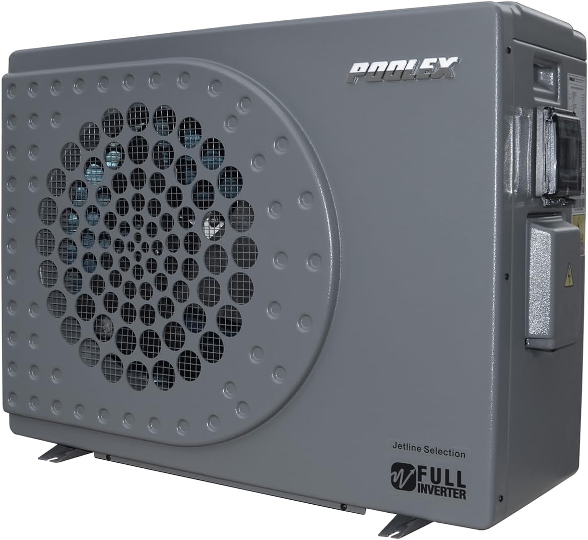 POOLEX Kompressor, 12,5 kw, 1970 W, 65 m, Grau, KW-R32 PC-JLS125 Wärmepumpe, Produktreihe selection- -r32-La Jetline neue Generation