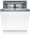 Bosch Geschirrspüler, 60 cm, Weiß, Serie 4 Einbau- komplett versenkbar