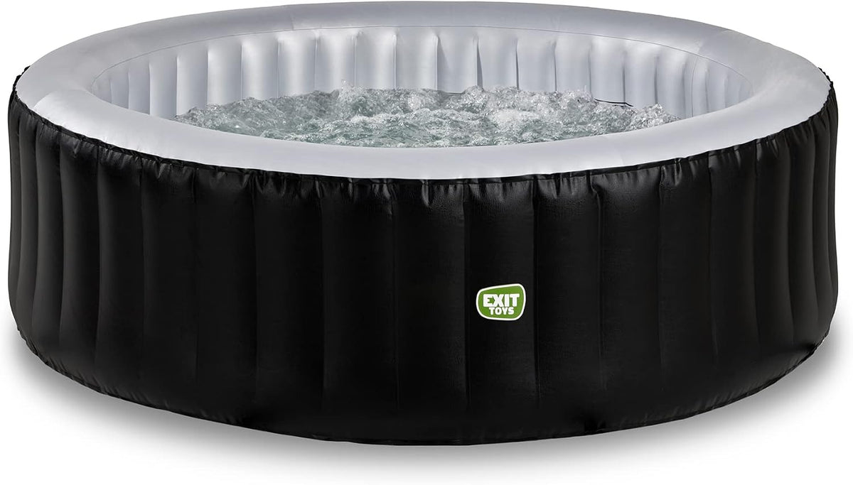 EXIT TOYS Aufblasbare Pools, 204x65 cm, Schwarz/Grau, Silver Classic Whirlpool - ø - Aufblasbarer Whirpool