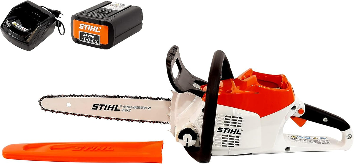 Stihl Rasenmäher, 35 cm, Orange/Weiß/Schwarz, Akku Motorsäge MSA 200 C-B - (+ 1x Akku AP200 + Ladegerät