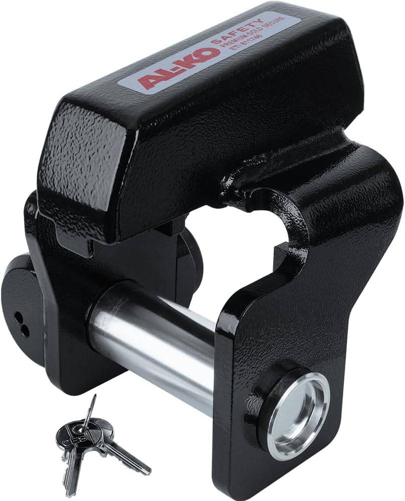 UNITRAILER Wegfahrsperren, Schwarz/Silber, KO Diebstahlsicherung AKS 3004 Safety Premium