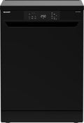 SHARP Geschirrspüler, 60 cm, Schwarz, QW-NA1CF47DB-DE freistehend / D / 13 Maßgedecke / 4