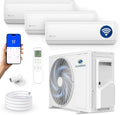 Zeniro Klimaanlage, 3,5 kW, 5,3 kW, Weiß, Multisplit 3 Innengeräte Set (3 x ) Klimagerät Air