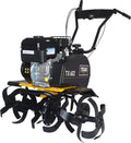 Texas Motorhacken, 208 cm, 4200 W, 85 cm, 33 cm, Schwarz/Gelb, Gartenfräse Motorhacke Bodenhacke Bodenfräse Rasenfräse