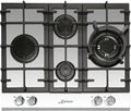 Kaiser Kochfeld, 6394 W, 3,8 KW, Schwarz/Weiß, Gas- KCG Turbo Romb, Einbau Herd, Weiß Glas, Gas auf Glas, Erdgas Fl.Gas
