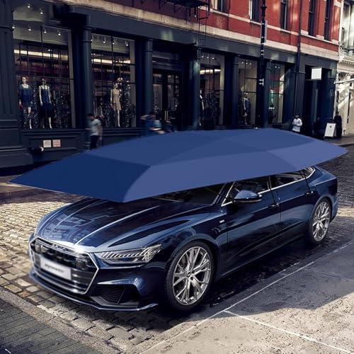 Universal Garten,Gartenhäuser & Aufbewahrung,Carports, Polyester, Glasfaserhalterung, Kunststoffverbinder., Blau