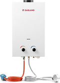 GASLAND Wassererhitzer, 10 L, Weiß, BS264 30/37mbar Tankless Gasdurchlauferhitzer, Gas-Wasser-Heizung Tragbarer