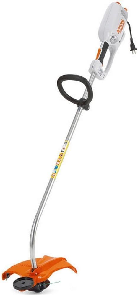 Stihl Rasentrimmer, 1000 W, Weiß/Orange/Schwarz, FSE 81 Freischneider leistungsstarke Elektro Motorsense (