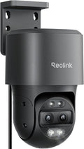 Reolink Überwachungskamera, Grau, 4K 8MP PTZ PoE Außen mit Dual-Objektiv, 6X Hybridzoom, 355°/90° Schwenkbar, Auto-Tracking