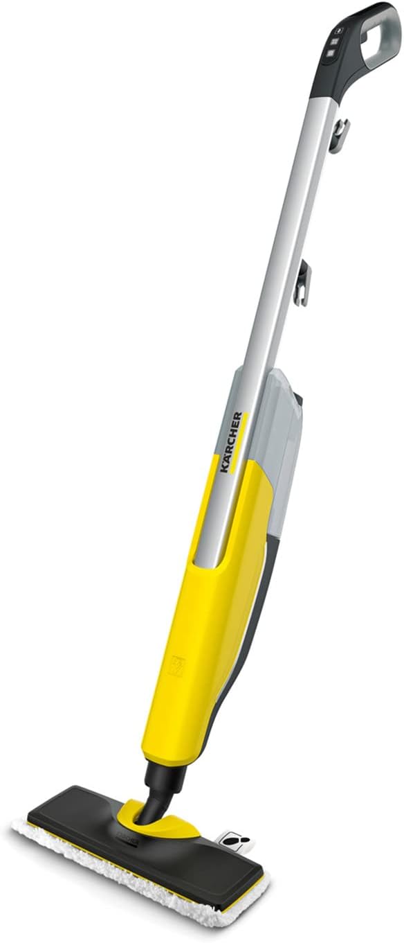Karcher Staubsauger, 1600 W, 0,4 l, 50 m, Gelb/Grau, Kärcher Dampfreiniger SC 2 Upright EasyFix, Aufheizzeit: 30 s