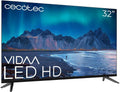 Cecotec Fernseher, 32 Zoll, Schwarz, Smart TV, Smart TV - LED- mit, HD-Auflösung - A5 Serie ALH50032. VIDAA Smart TV