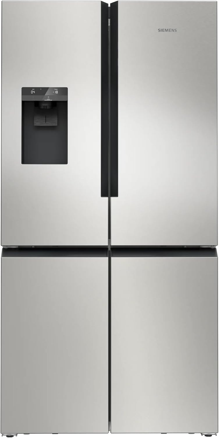 SIEMENS Kühl-Gefrierkombination, 183 x 90,5 cm, 574 L, 199 L, Silber, KF96DPPEA iQ700 Kühl-Gefrier-Kombination