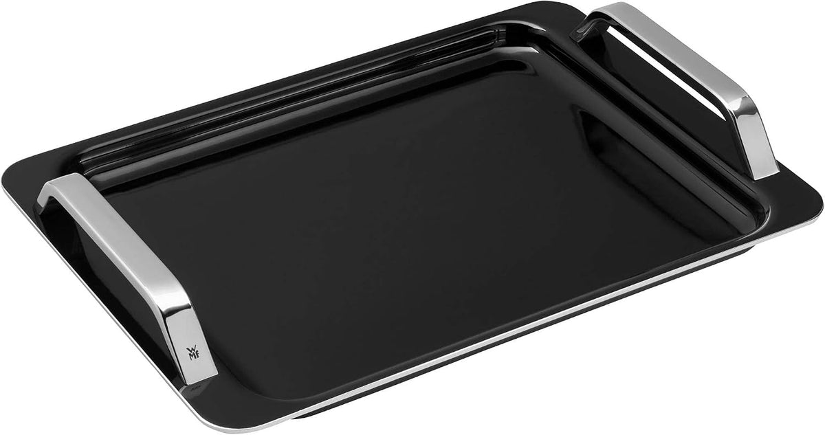 WMF Backofen, 41 x 30 x 6 cm, Schwarz/Silber, Fusiontec 3in1 Grillplatte Induktion, Teppanyaki Platte, große Oberfläche