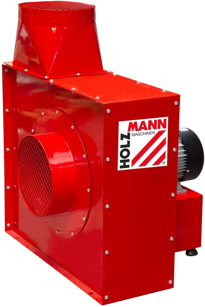 HOLZMAN 1889853 Elektrowerkzeug, 1889853, 4000 W, Rot, n Maschinen Absauggebläse für Facharbeiter, Werkstatt, Industrie