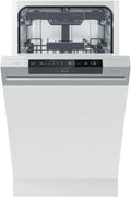Gorenje Geschirrspüler, 45 cm, Silber, GI 561D 10 S Integrierbarer / / 5 Programme/ Vollständiger, Einbau, Edelstahl