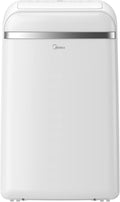 Midea Klimaanlage, 3,5 kW, 41m, Weiß, Mobiles Klimagerät MPD-12CRN7, 3-in-1 mit Abluftschlauch, Kühlen&Entfeuchten&Ventilieren