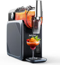 inoviva Kompressor, 2 L, Schwarz/Silber, Slush Maschine, Kein Eis erforderlich, Slushie Maschine für Zuhause mit Selbstreinigung