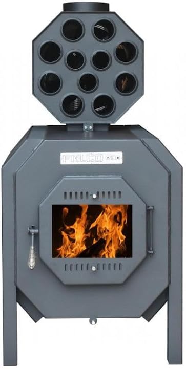 LS Kamna Kaminofen, 50 kW, Grau, Werkstattofen FALCO ECO
