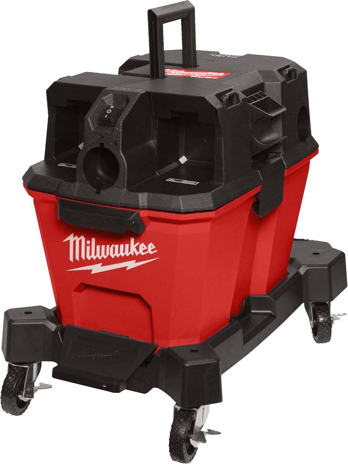 Milwaukee Staubsauger, 23 Liter, 18v, 23 L, rot/schwarz, M18F2VC M18 Fuel Akku- L-Klasse, schwarz, 65 Dezibel