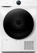 Midea Wärmepumpentrockner, 8 kg, Weiß/Schwarz, MD20EH80WB-A3, Energieklasse C, UV Hygience, Knitterschutz, Sanfte Pflege