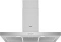 SIEMENS Dunstabzugshaube, 90 cm, Edelstahl, LC94BBC50 iQ100, Wandhaube, Metall-Fettfilter, LED-Beleuchtung