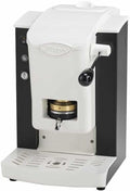 FABER COFFEE MACHINES Kaffeemaschine, 44 mm, Schwarz/Weiß, Modell Slot Plast, für ESE-Pads, Farbe Schwarz Kunststoff Weiß
