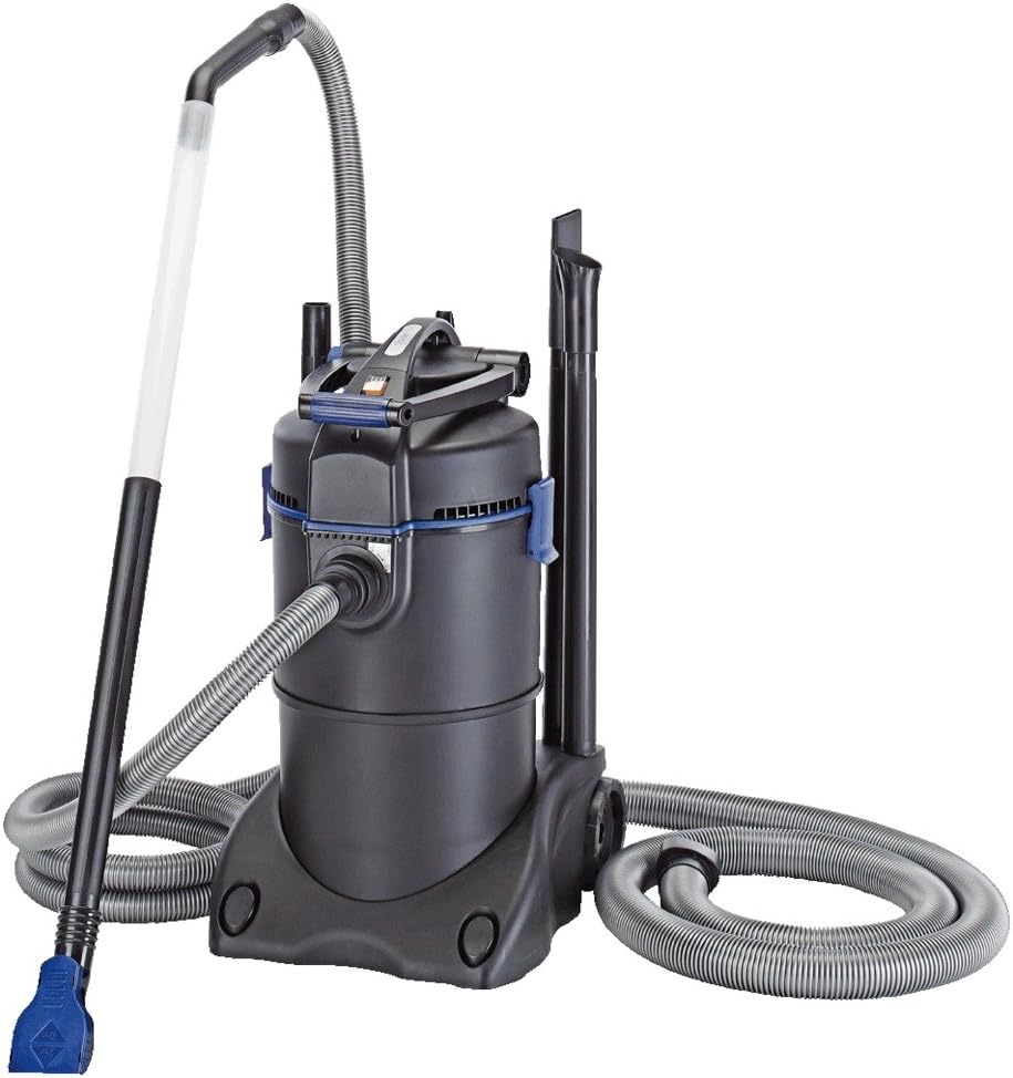 Oase Staubsauger, 1600 W, 4000 l, Schwarz/Grau, 37102 PondoVac 3, /h - Teichschlammsauger, Poolsauger für schnelle Bodenreinigung