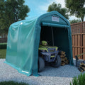 Hommdiy Carports, 4 m, Grün, Garagenzelt PVC 1, Auto Zelt Zeltgarage Lagerzelt Mehrere Auswahl