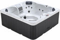CANADIAN SPA CO. Pools, Gartensaunas & Badewannen mit Sprudelfunktion, 198x198x73 cm, Weiß/Schwarz