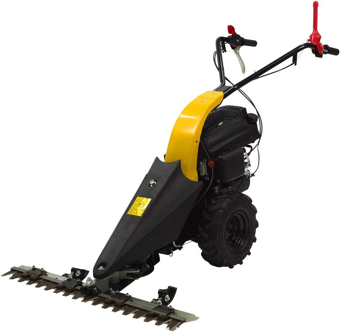 Texas Rasenmäher, 870 mm, Gelb/Schwarz, Profi Benzin Balkenmäher CB8700 159ccm Wiesenmäher, Schnittbreite, 4-Takt Motor