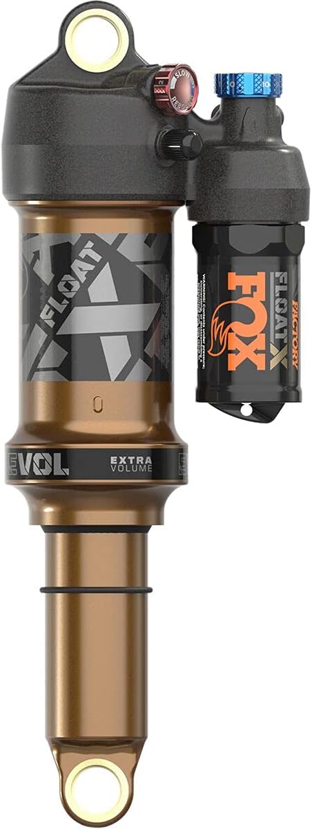 FOX Factory Hintere Stoßdämpfer, 50 mm, Schwarz/Braun/Blau/Orange, FLOAT X2 2pos-Adj Metrischer Stoßdämpfer 210 x 2023