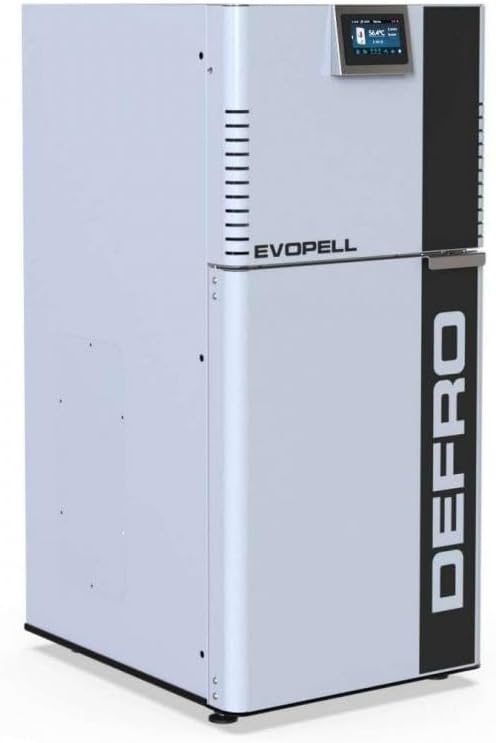 Defro Pelletheizungen, 15 kW, Weiß/Schwarz, Pelletkessel Premium Line Evopell