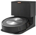 iRobot Saugroboter, Schwarz/Silber, ® Roomba® j7+ WLAN-fähiger mit automatischer Absaugstation, Kartierung und Zwei Gummibürsten für alle Böden