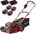 Einhell Rasenmäher, 4,0 Ah, 47 cm, 700 m, 36 V, Rot/Schwarz, Akku- GP-cm 36/47 S Li BL Kit Power X-Change (, Schnittbreite