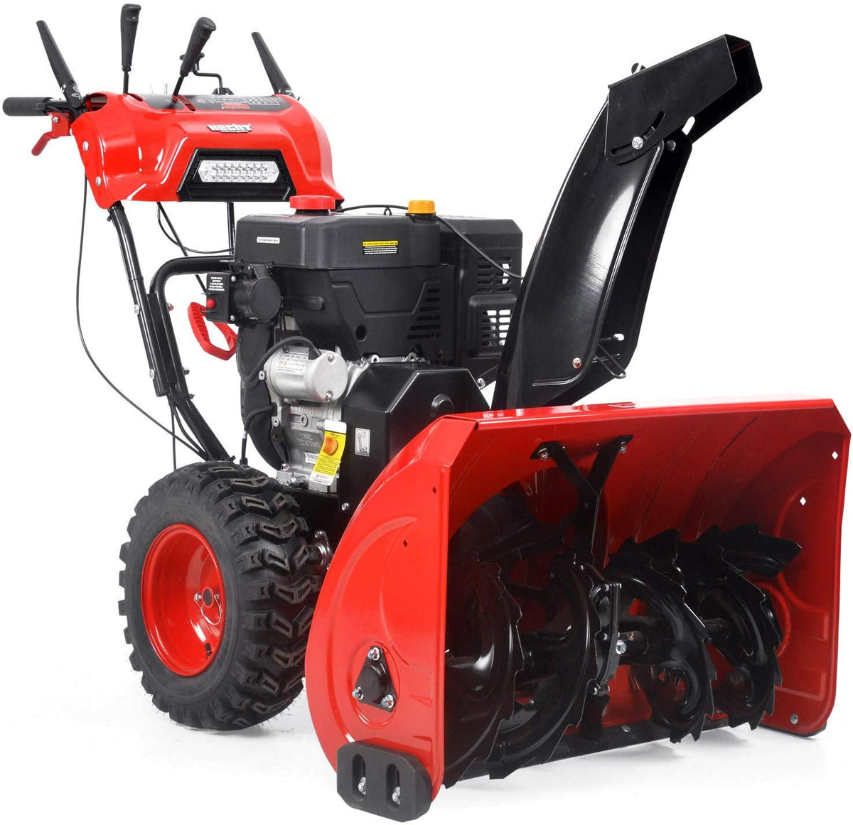 Hecht Schneefräse, 9,5 kW, 87 cm, rot/schwarz, 9334 SQ Benzin- ( / 13 PS, Arbeitsbreite, 8 Gänge, Griffheizung)