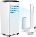 E EUHOMY Klimaanlage, 48 dB, 25 m, Weiß/Schwarz, Mobile 9000 BTU mit Abluftschlauch, 4-in-1 Mobiles Klimagerät