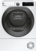 Hoover Wärmepumpentrockner, 10 kg, weiß/schwarz, H-DRY 500 NDEH10A2TCBEXS-S I Füllmenge I Smarte Bedienung