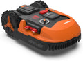 WORX Mähroboter, 1 M, Orange/Schwarz, Landroid Plus WR147E.1 für Gärten bis 1000 qm mit WLAN, Bluetooth und schwimmendem Mähdeck