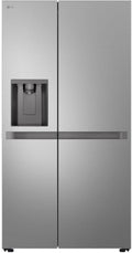 LG Kühlschrank, Silber, GSLC41PYPE, Klasse E, Side by Side, Total No Frost, Eis-, Crushed Ice- und Wasserspender