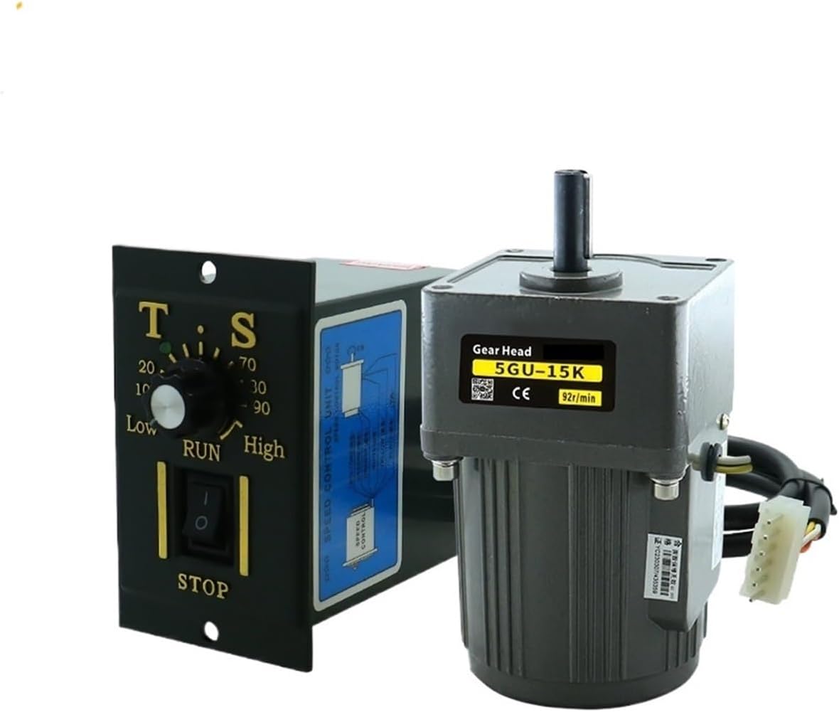 ZXAOMMBEA Stromerzeuger, 220 V, 12 mm, 40 W, Schwarz/Silber, Motor Wechselstrommotor 1 Phase 50/60 Hz Asynchronmotor