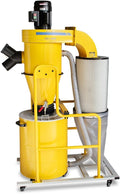 BAMATO Dunstabzugshaube, 95 Liter, 1150 m, 230 V, Gelb/Schwarz, Zyklonabsaugung ABZ-1800 , 56/ Füllmenge, Luftleistung: ³/h