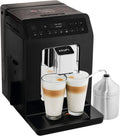 KRUPS Kaffeevollautomat, Schwarz, EA8918 Evidence Kaffevollautomat, OLED-Display Barista Quattro Force Technologie