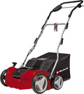Einhell Vertikutierer, 1600 W, 40 cm, 12 mm, 48 L, Rot/Schwarz/Silber, Elektro Lüfter GE-SA 1640 (, Arbeitsbreite