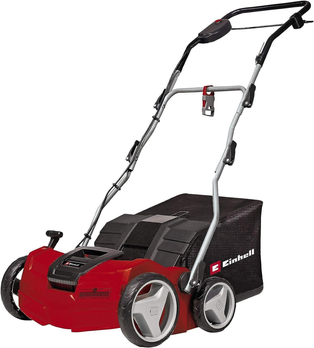 Einhell Vertikutierer, 1600 W, 40 cm, 12 mm, 48 L, Rot/Schwarz/Silber, Elektro Lüfter GE-SA 1640 (, Arbeitsbreite