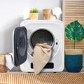 dowowdo Wäschetrockner, 850 W, 3 kg, 4 kg, Weiß, Abgastrockner (tatsächlich ), Edelstahltrommel, 6 Programme, Timer-Funktion