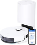 ECOVACS Saugroboter, Weiß, Deebot N8 Proplus Staubsauger Roboter Mit Absaugstation, Nass Wischen, 3D-Hinderniserkennung