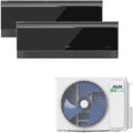 Belvit Split-Klimaanlage, 7,9 kW, 3,5 kW, Schwarz/Weiß, AUX Multi Split Klimaanlage Set 27000 BTU Außengerät +