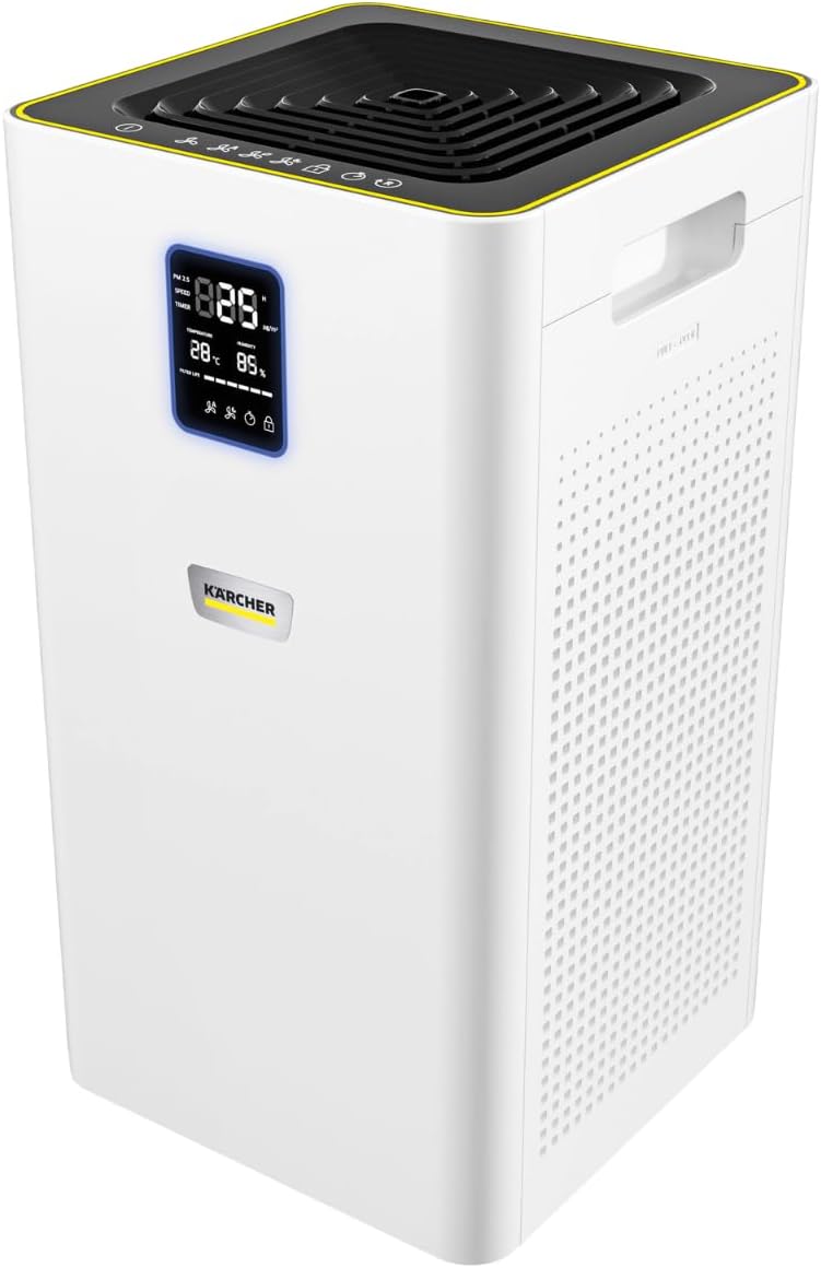 Karcher Dunstabzugshaube, 320 m, 60 m, Weiß/Schwarz, Kärcher Luftreiniger AF 30, Luftdurchsatz: ³/h, bis zu ² Räume