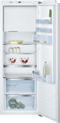 Bosch Kühlschrank, 158 x 56 cm, 248 L, Weiß, KIL72AFE0 Serie 6 Einbau-, Nische, Flachscharnier, Made in Germany